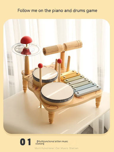 Title 6, Childrens Montessori wooden multifunctional dr...