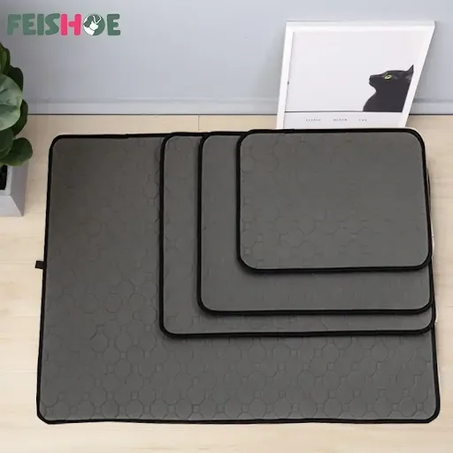 For Large Dogs Washable Dog Toilet Mat Reusable Training Pad Urine Absorbent Environment Protect Diaper Mat Dog Car Seat