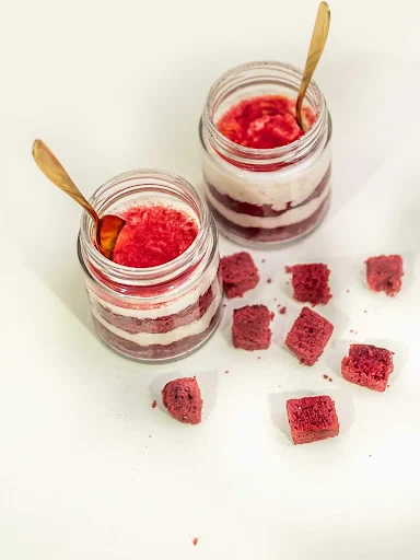 Red Velvet Cake Jar