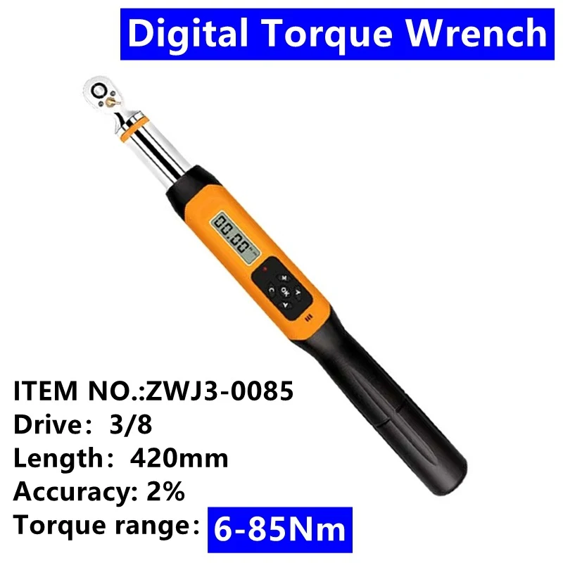 Title 6, Chave de torque digital com cabeça móvel, preci...