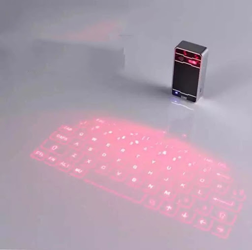 Title 5, Wireless Bluetooth Laser Projection Keyboard fo...