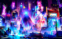 Cyberpunk Сities Wallpapers New Tab small promo image