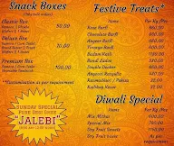 Brijwasi Sweets menu 7