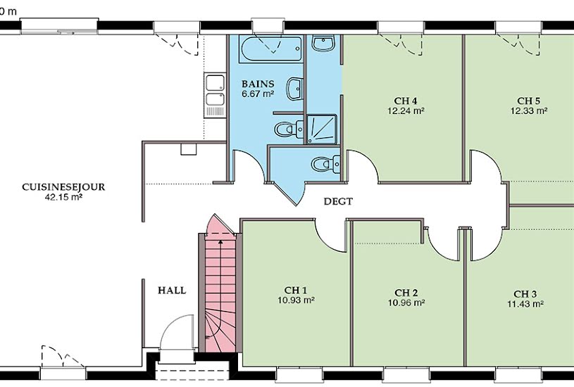  Vente Terrain + Maison - Terrain : 930m² - Maison : 79m² à Challuy (58000) 