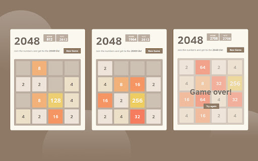 2048 Puzzle Game - Chrome