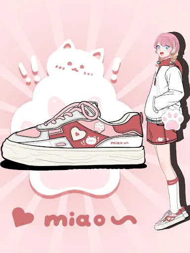 Title 2, Super Sweet Full Of Love New Student Skate Shoe...