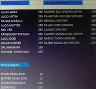 Abraak Food menu 1