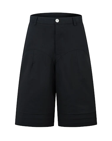 Retro Simple Wide Leg Straight Deni - 1