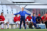 Ajax Cape Town coach Muhsin Ertugral during the National First Division match between Ajax Cape Town and Ubuntu Cape Town at Cape Town Stadium on October 20, 2018 in Cape Town, South Africa. 