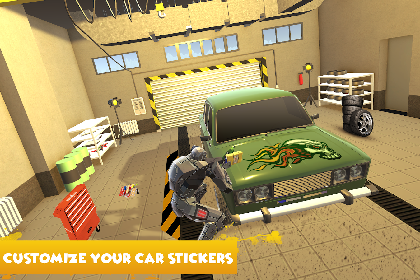    Robot Car Mechanic Simulator- screenshot  