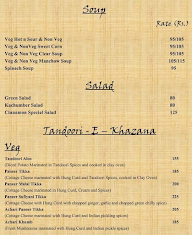 Cinnamon veg restaurant menu 1