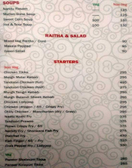 The Delhi Dhaba-Veg menu 1