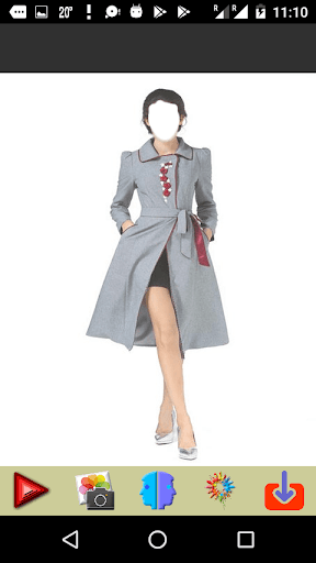Women Trench Coat Photo Collage