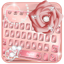 Gold Diamond Silk Keyboard Theme 10001003 APK Baixar