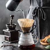 Bộ Bình Và Phễu Lọc Thuỷ Tinh V60 Pha Cà Phê Giấy Lọc Pour Over Drip Brew Tròn V60