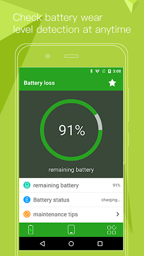 Battery manager. Battery Wear Level show Windows.