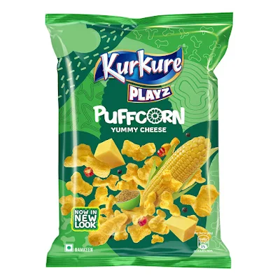 Kurkure Namkeen - Puffcorn, Yummy Cheese - 16 gm