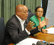 Jacob Zuma with Lakela Kaunda, chief operations officer in the Presidency and one of his most trusted advisers. 