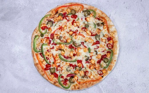 Spicy Paneer (Jain) ( Premium Pizza)