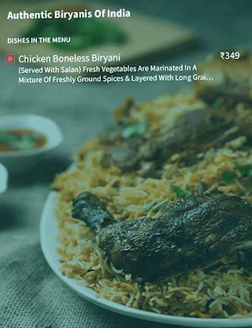 United States Of Biryani menu 