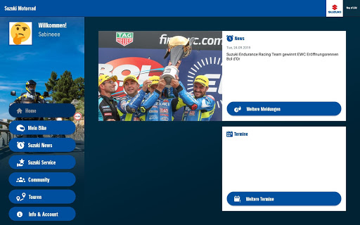 Suzuki Motorrad App