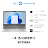 Laptop Hp 15 Fd0083Tu 8D736Pa (Core I7 1355U/ 16Gb/ 512Gb Ssd/ Intel Iris Xe Graphics/ 15.6Inch Full Hd/ Windows 11 Home/ Bạc/ Vỏ Nhựa) - Hàng Chính Hãng