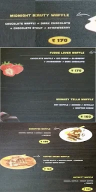 Belgian Waffle Factory menu 1