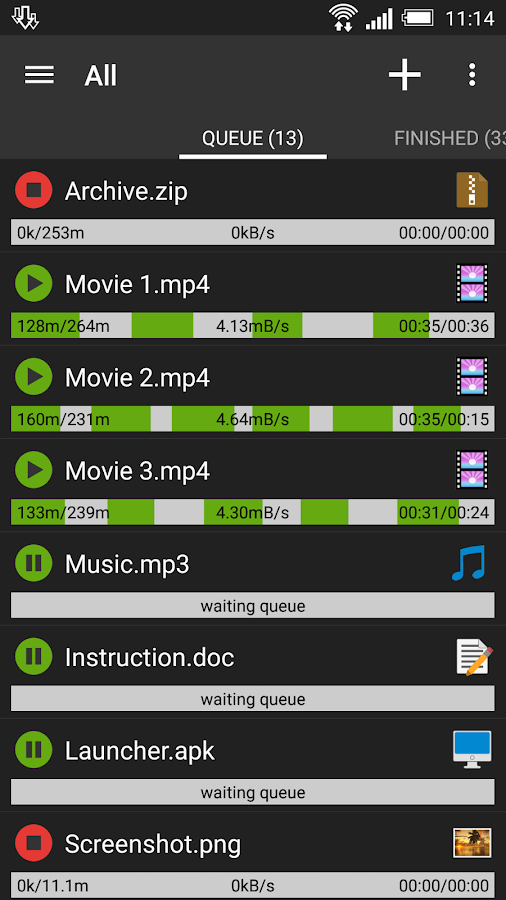    Advanced Download Manager- screenshot  