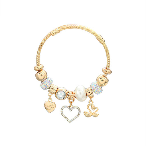 Title 9, Womens Heart-shaped Pendant Bracelet for Coupl...