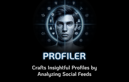 Profiler — Twitter & Reddit Profile Analyzer small promo image