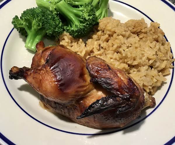 Cornish Hens with Orange-Teriyaki Sauce_image