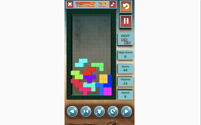 Tetris Game-Puzzle Games chrome extension