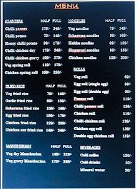 Wrap & Sun Food menu 1