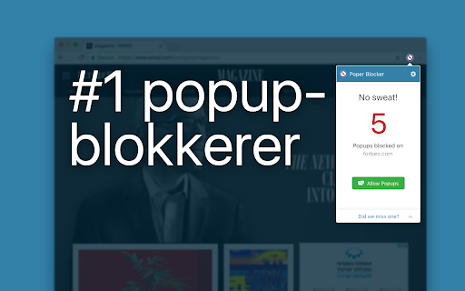 Pop up blocker for Chrome™ - Poper Blocker