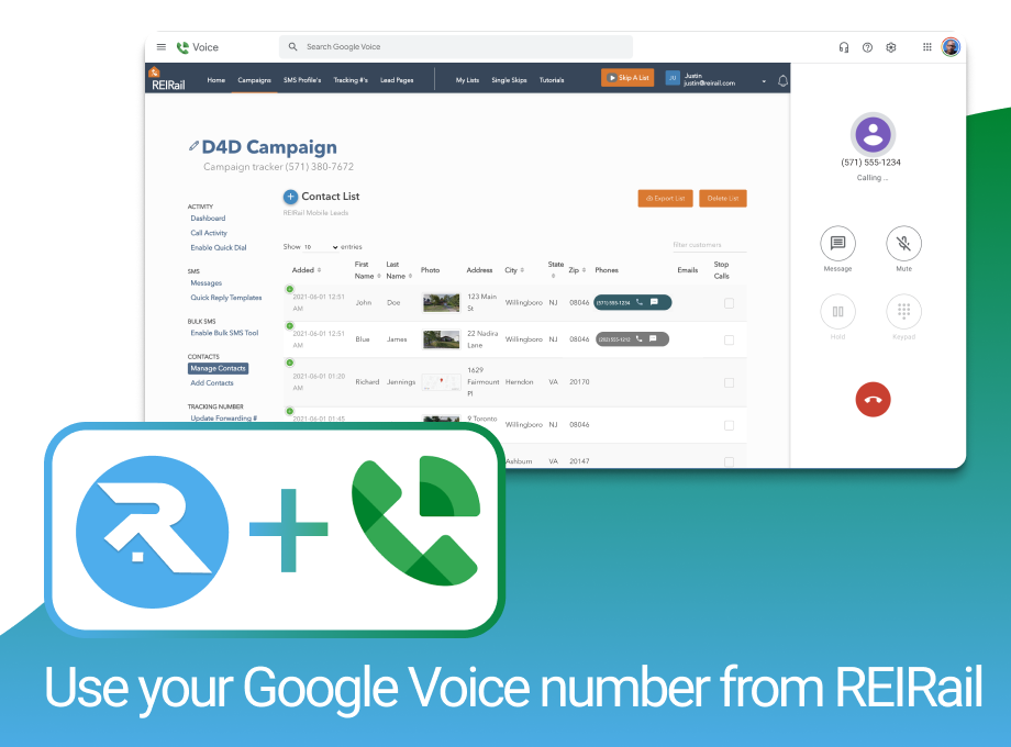 REIRail & Google Voice Preview image 1