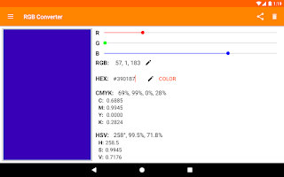 RGB converter Screenshot