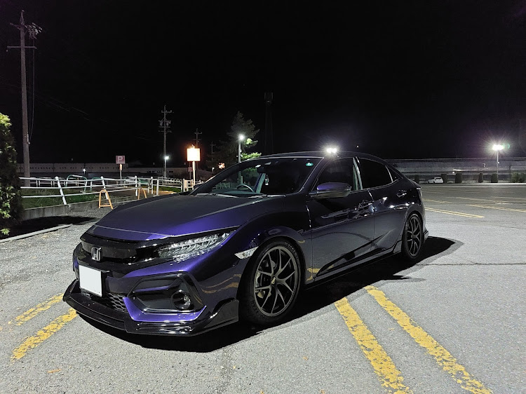 シビックの長野・RI-A・BLITZフロントリップスポイラーに関するカスタム事例の投稿画像1枚目