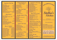 Stella's Kitchen menu 2