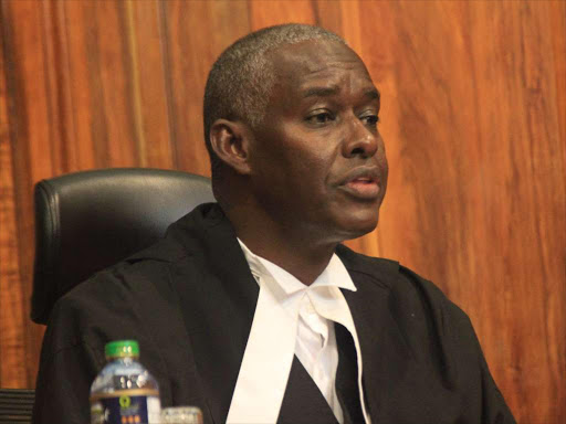 Justice Mohammed Warsame of the court of appeal on June 8, 2018. /COLLINS KWEYU