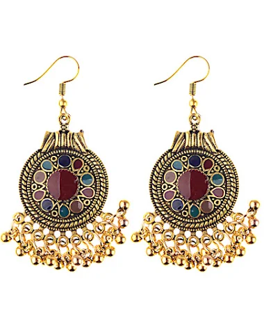 Gold Drop Oil Bohemian Ethnic Style - 1