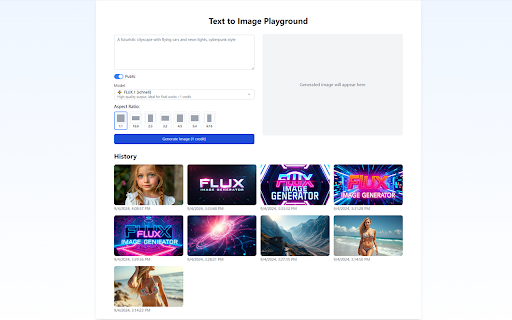 Flux Gerador de Imagens