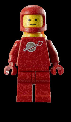 A Lego space mini-figure from 1978