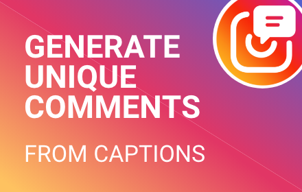 Comment Generator for Instagram Preview image 0