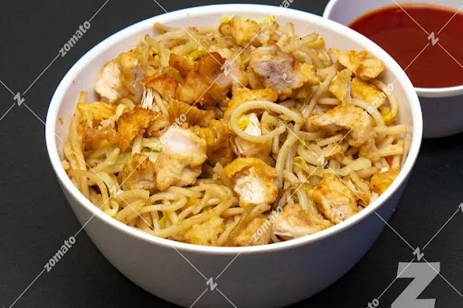 Chicken Noodles + Chicken Manchurian