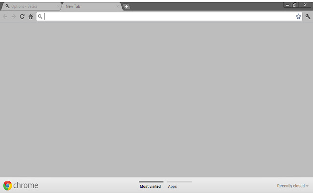 Default Grey chrome extension
