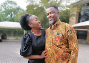 Sello Maake ka Ncube said his wife Pearl makes him want to be a better man 