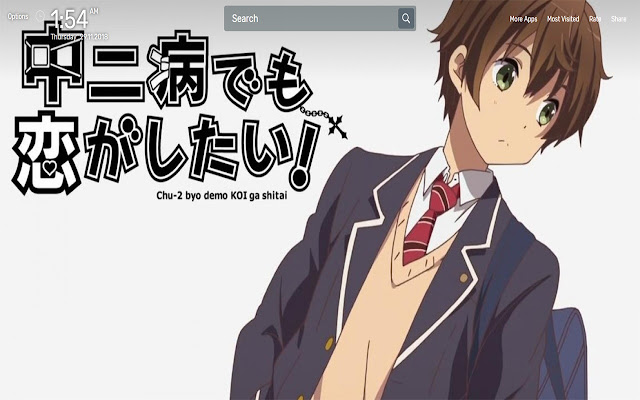 Chuunibyou demo Wallpapers NewTab Theme