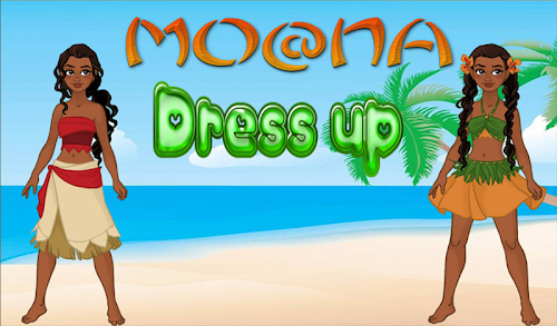 Android application Moana island dress up game screenshort