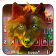 Thème de clavier coloré Wolf icon