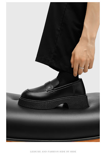 Title 8, Niche High-Grade Casual Mens Thick-soled Briti...